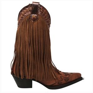 Dingo Fringe Cowboy Boots